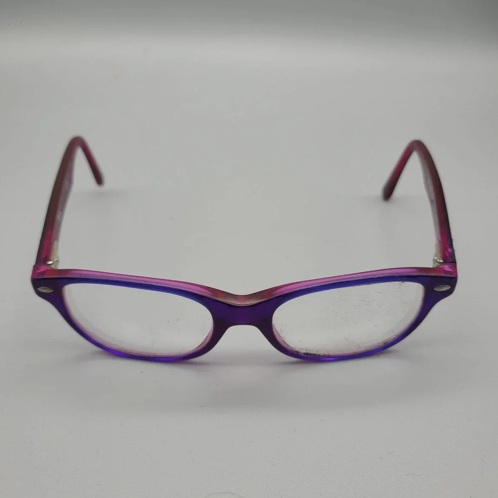 Ray-Ban Kids Eyeglasses Frames RB1555 3666 Purple Pink Square Full Rim 48-16-130